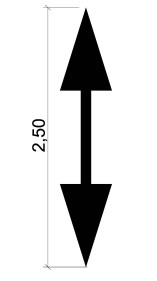 Señal M-5.6h: Indicar un carril reversible