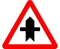 Señal P-1: Intersección con prioridad