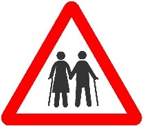 Señal P-21b: Personas con dificultades motrices