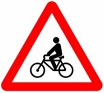 Señal P-22b: Ciclistas.