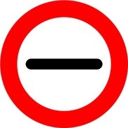 Señal R-200: Prohibición de pasar sin detenerse