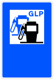 Señal S-105b: Surtidor de carburante y GLP