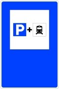 Señal S-124: Estacionamiento para usuarios del ferrocarril