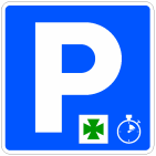 Señal S-17a: Estacionamiento de necesidad