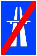 Señal S-2: Fin de autopista