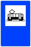 Señal S-20: Parada de tranvías