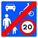 Señal S-48: Fin de zona de coexistencia