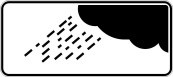 Señal S-890b: Aplicación de la señalización a circunstancias de lluvia