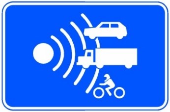 Señal S-991b: Control de velocidad en autopista o autovía